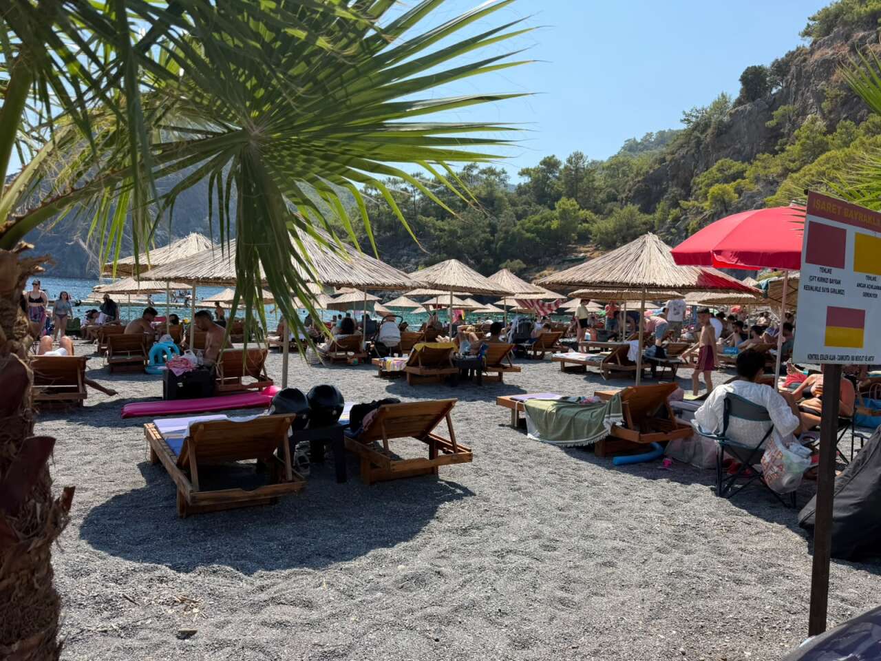 Muğla’nın Saklı Cennetine Akın: 38 Dereceye Rağmen Aşı Koyu Doldu Taştı 3
